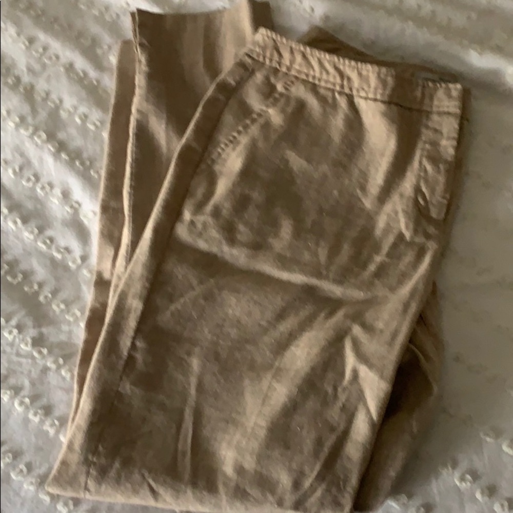 Halogen Taylor Fit Linen Pants